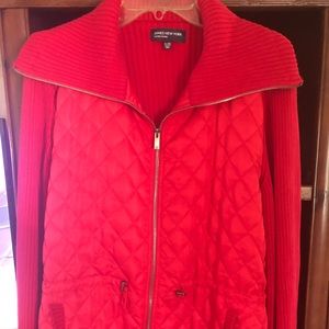 Jones of NewYork red fall jacket size xl